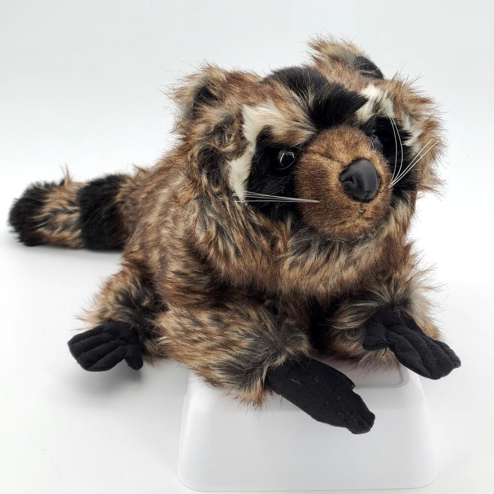 Ditz Designs By The Hen House Inc. Raccoon 28" Plush, Stuffed Animal, Realistic!